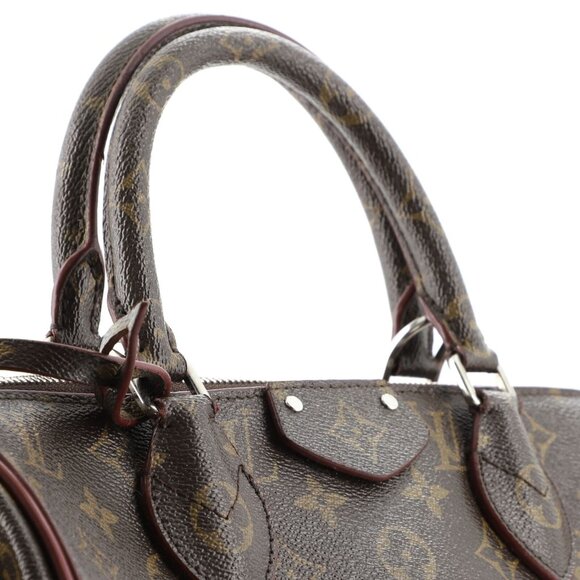 LOUIS VUITTON MONOGRAM SHINE DOC PM IN BORDEAUX RETAIL $2960-100% AUTHENTIC - Picture 12 of 16